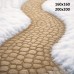 Tło fotograficzne – Zimowa kręta ścieżka z kamieni | 3658